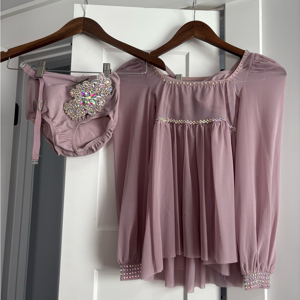 Source Unknown Pink Formal Kids Dress Set